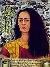 Frida Kahlo Famous Paintings - Self Portrait with Loose Hair